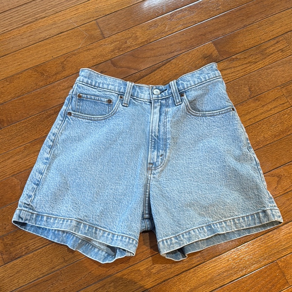 Curvy love high rise dad shorts